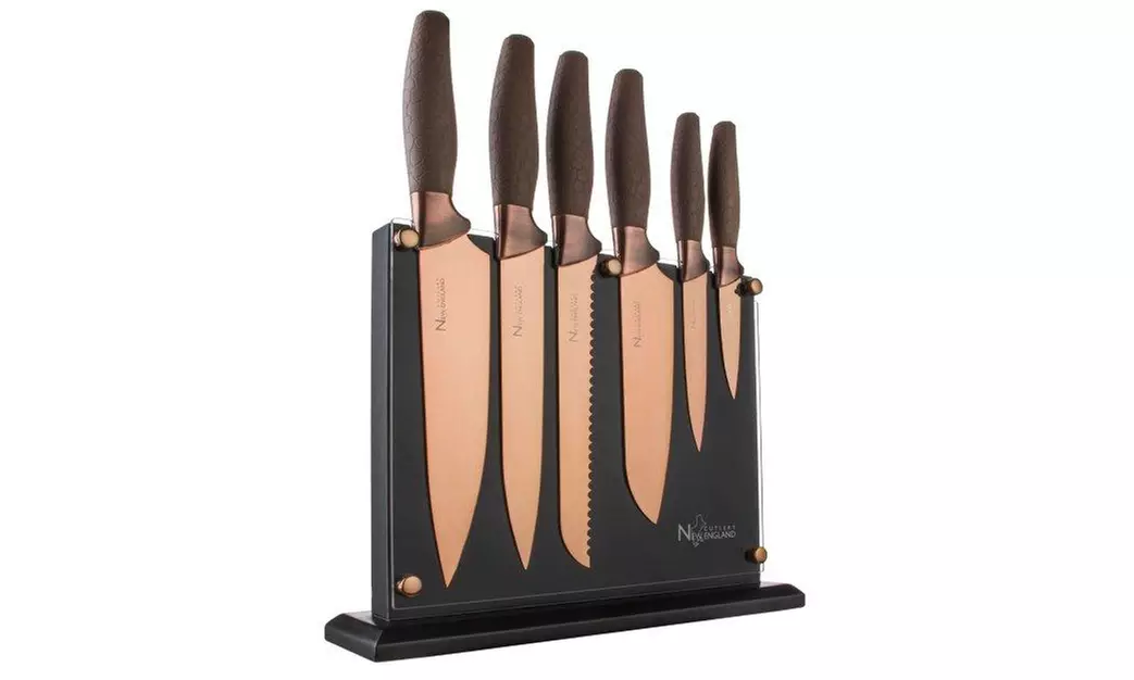 Titanium-Coated Knife Block Set (7-Piece) - Primary Image