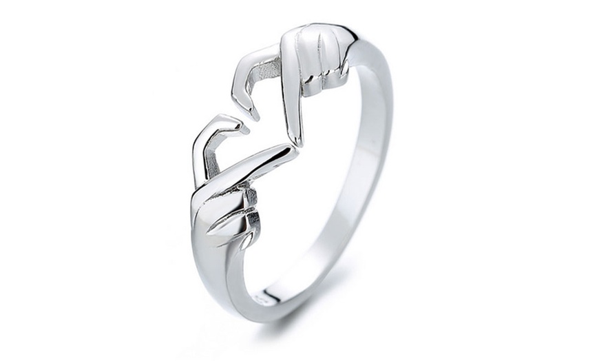 Image 2: Heart or Hug Ring