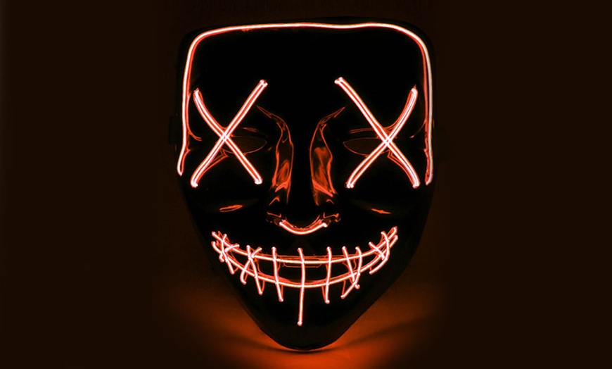 Image 26: Halloween Horror Movie LED Mask