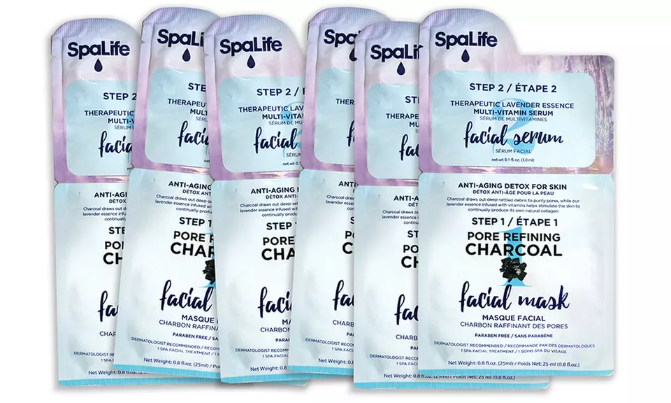 2-Step Anti-Aging Detox Pore-Refining Charcoal Mask (6-Pack) - Primary Image