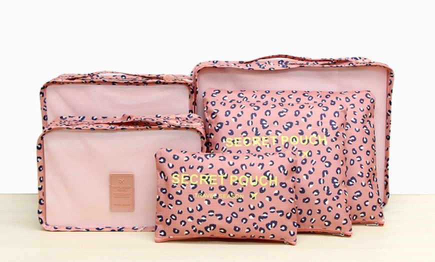 Image 9: One or Two Six-Piece Luggage Organiser Sets