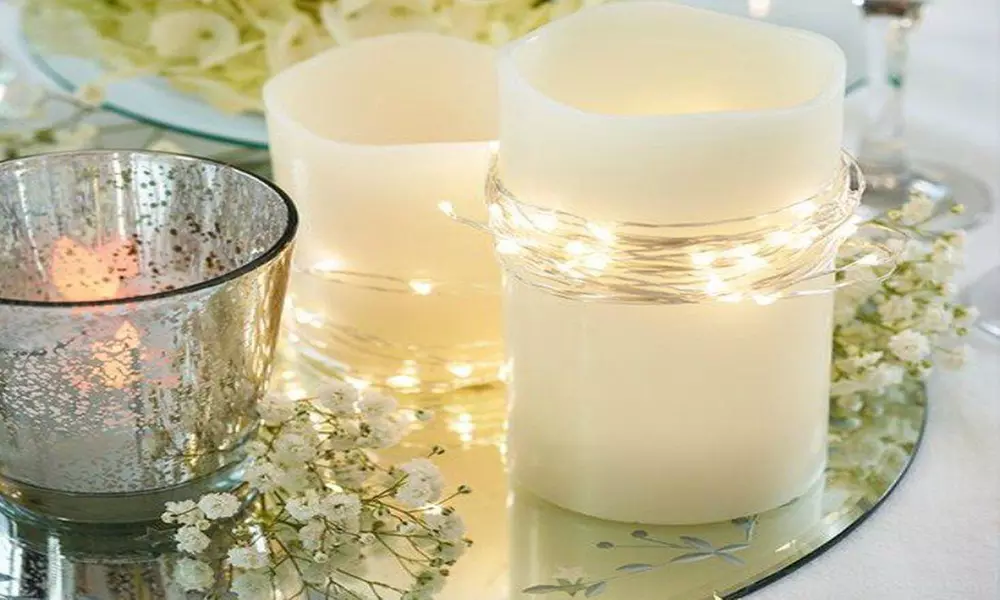 5, 10 of 20 lichtslingers met mini kerstverlichting