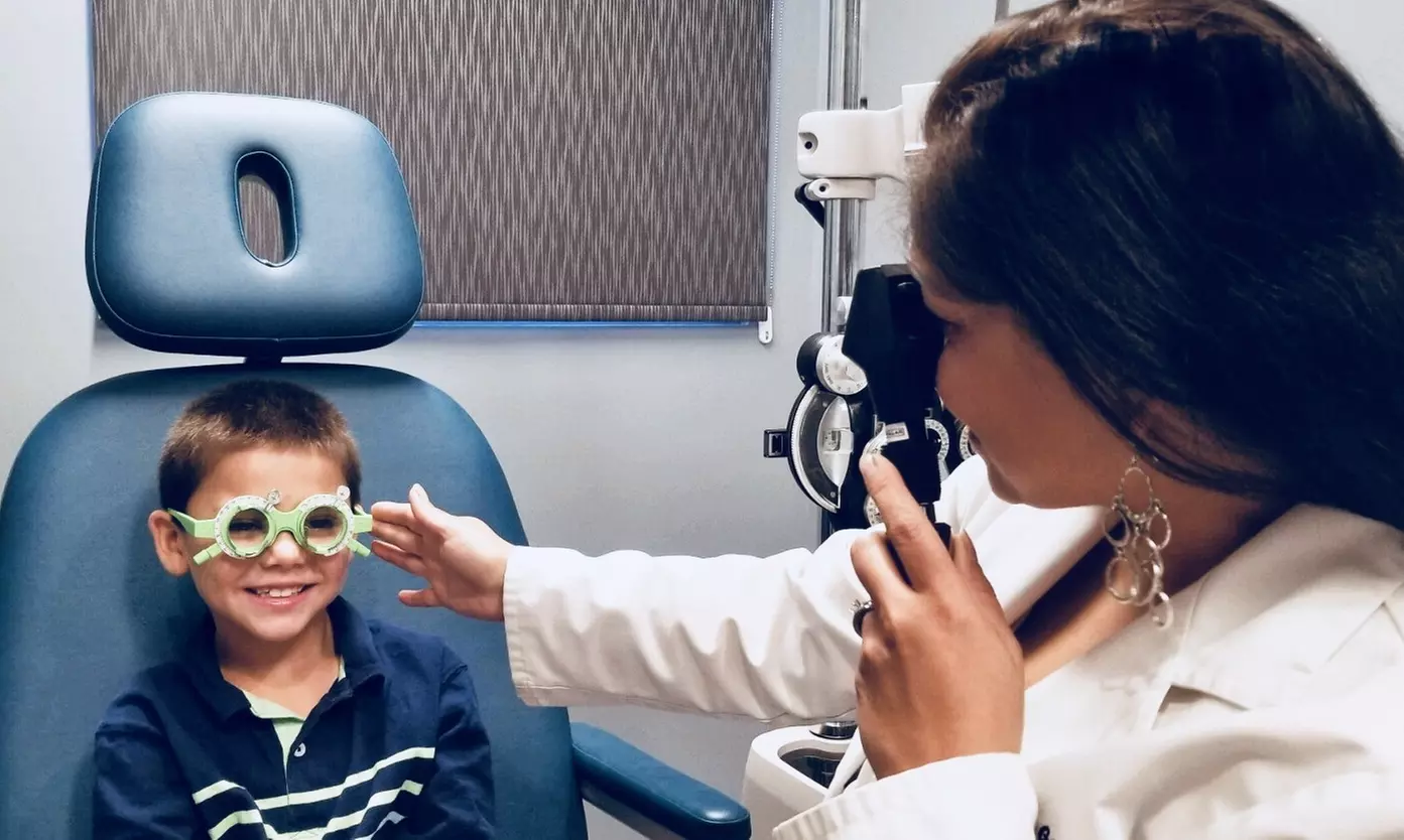 Up to 52% Off Pediatric Eye Examination or $100 Credit Towards Pair of Prescription Glasses  - Primary Image