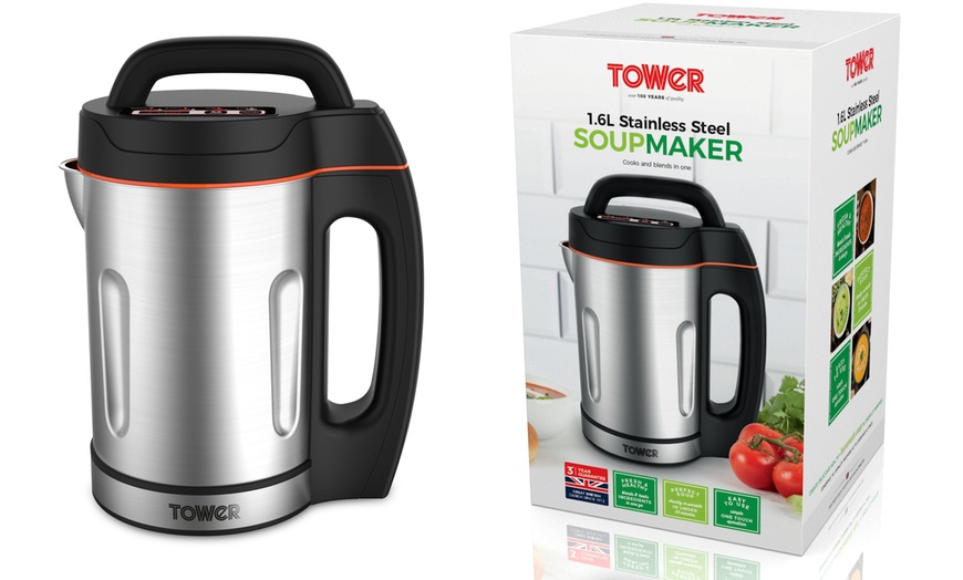 Image 1: Tower 1000W Soup Maker