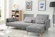 Bobochic Ecksofa Helly mit Bettfunktion und Chaiselongue in der Farbe nach Wahl - Second Medium