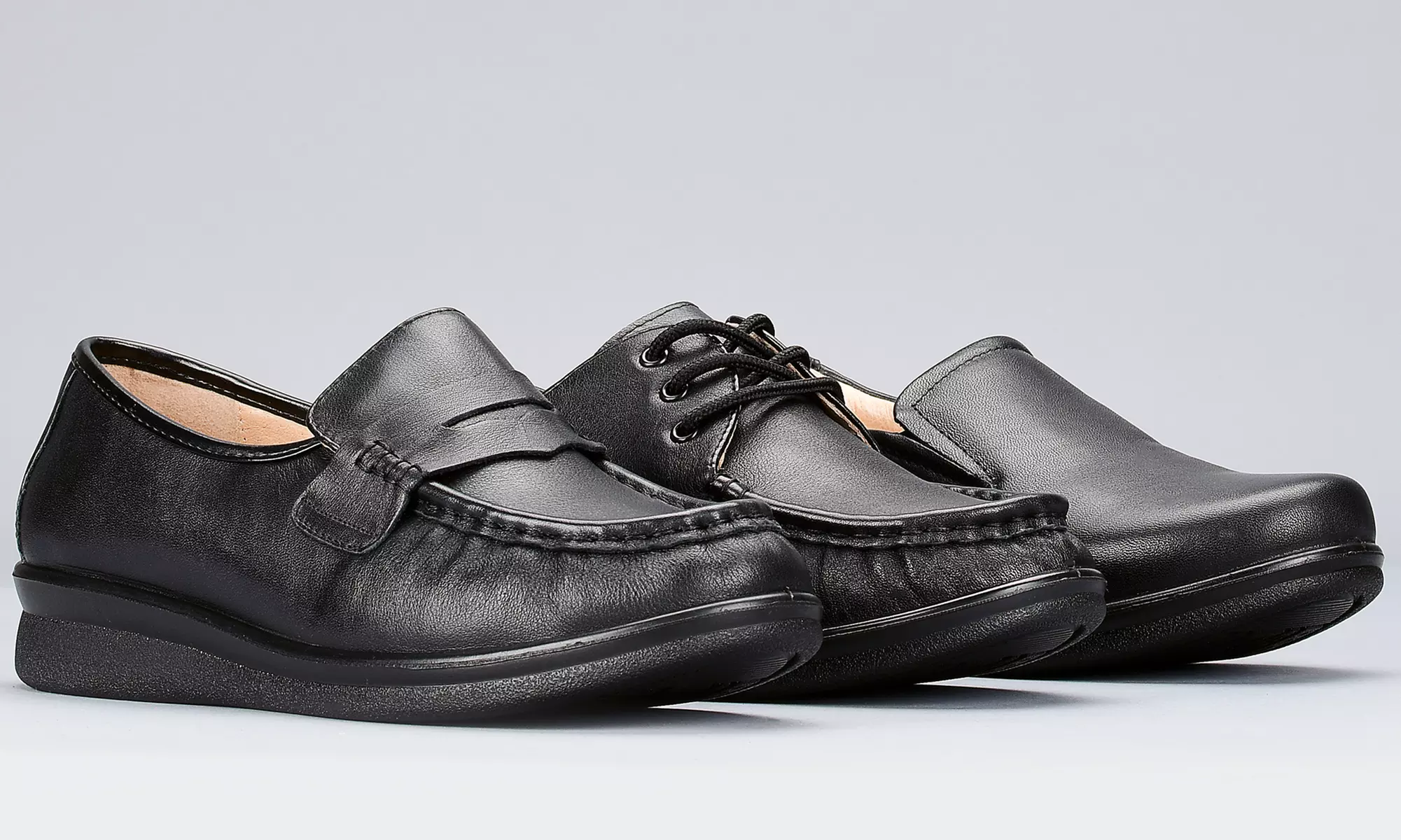 Women's Classic Leather Work Shoes in Medium Width  - Primary Image