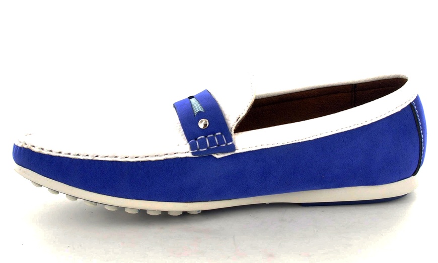 Image 9: Two-Tone Men's Loafers 