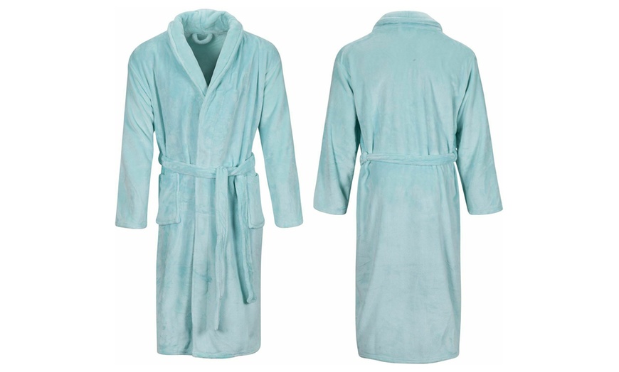 Image 3: Soft Unisex Dressing Gown