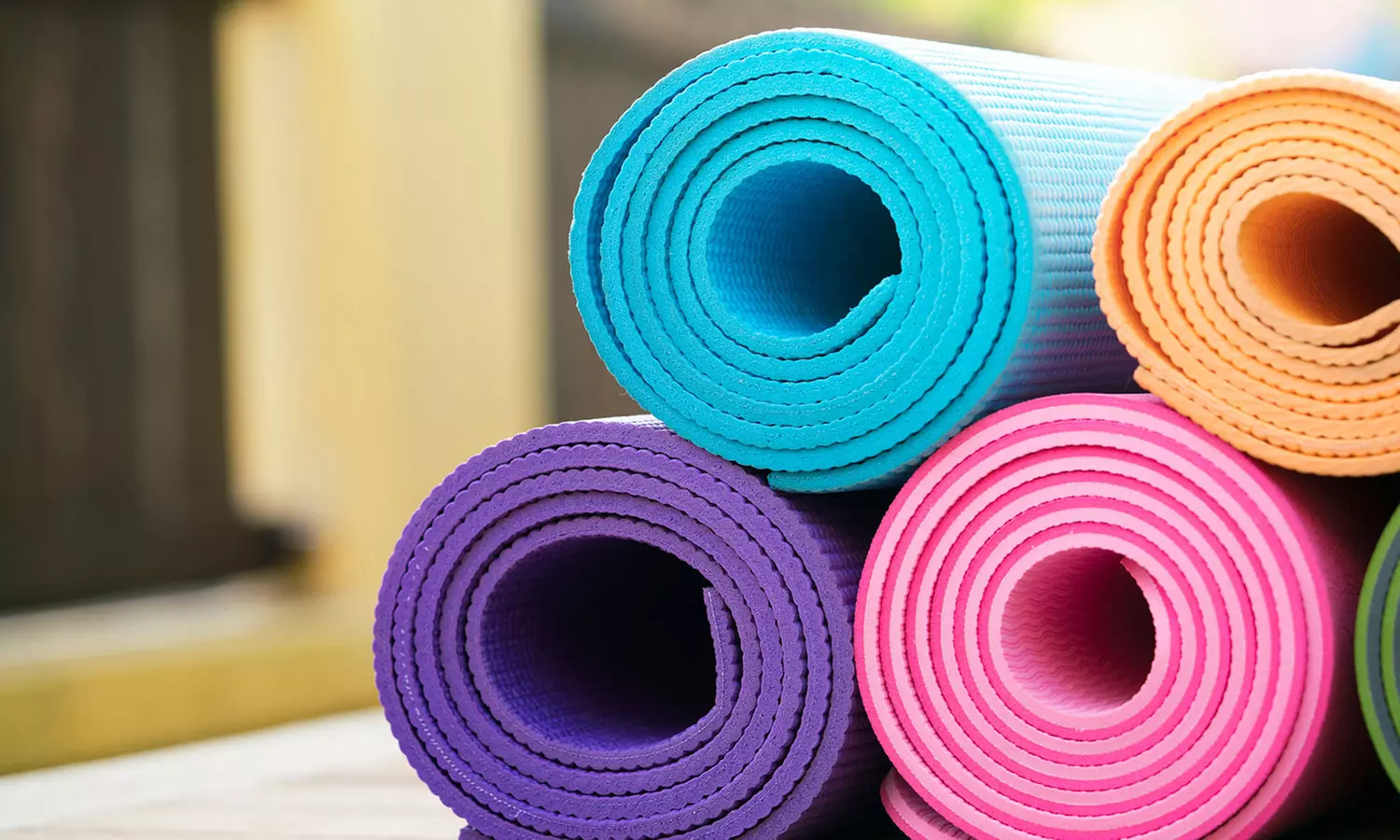 3mm, 4mm, 5mm, or 6mm Thick Non-Slip 68" Yoga Mat  - Primary Image
