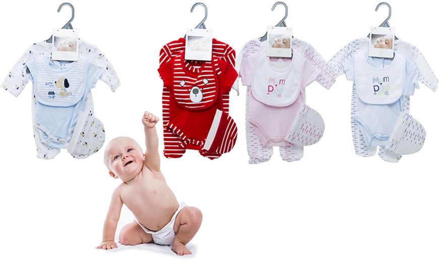 Image 1: Pitter Patter Baby Clothing Set