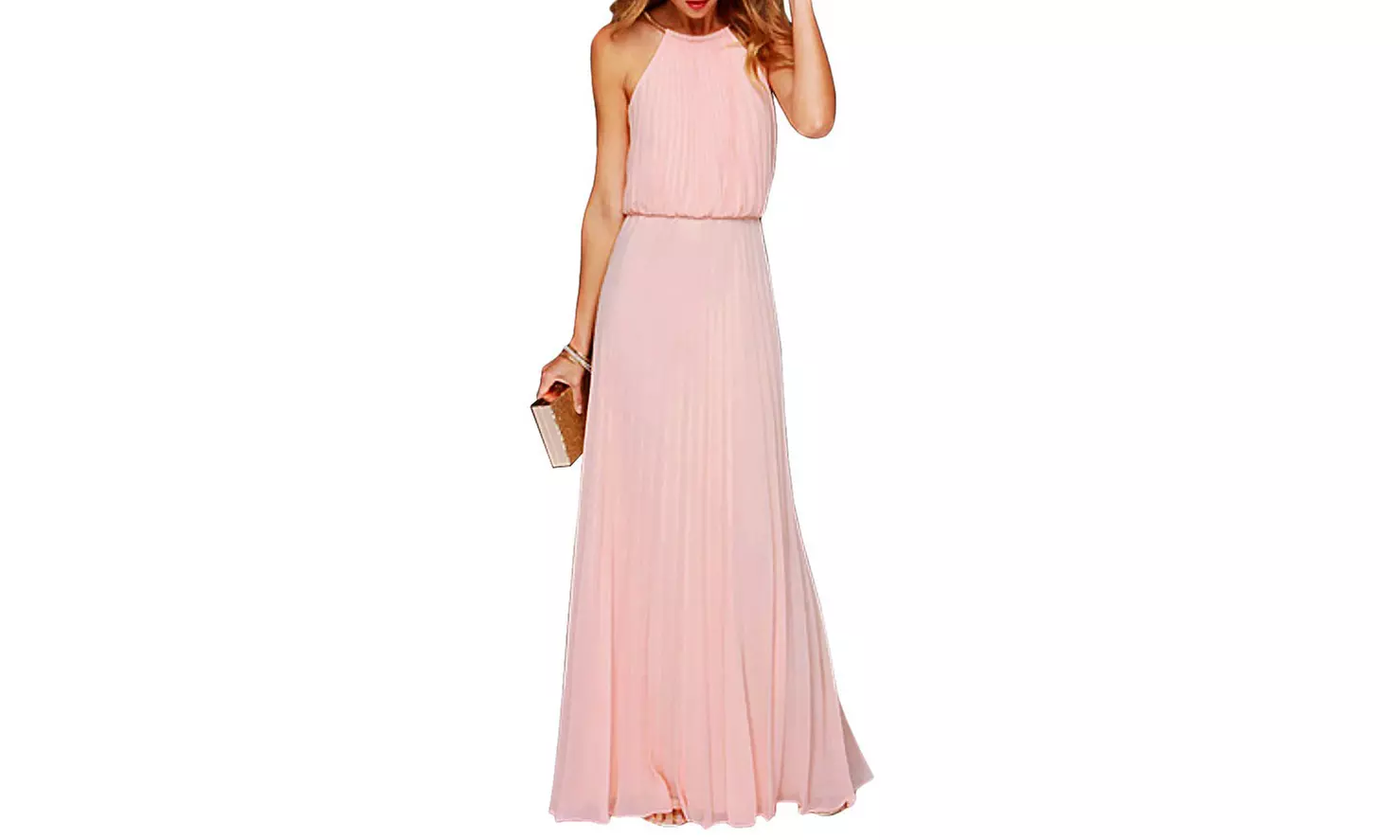 Vestito lungo in chiffon modello Cleopatra disponibile in vari colori e misure - Image 5