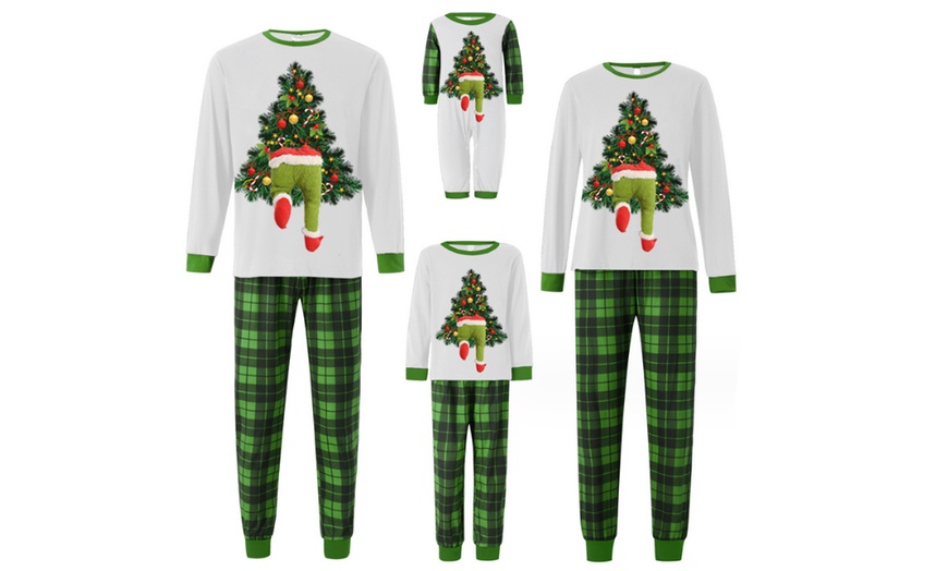 Image 4: Christmas-Themed Family Pyjamas