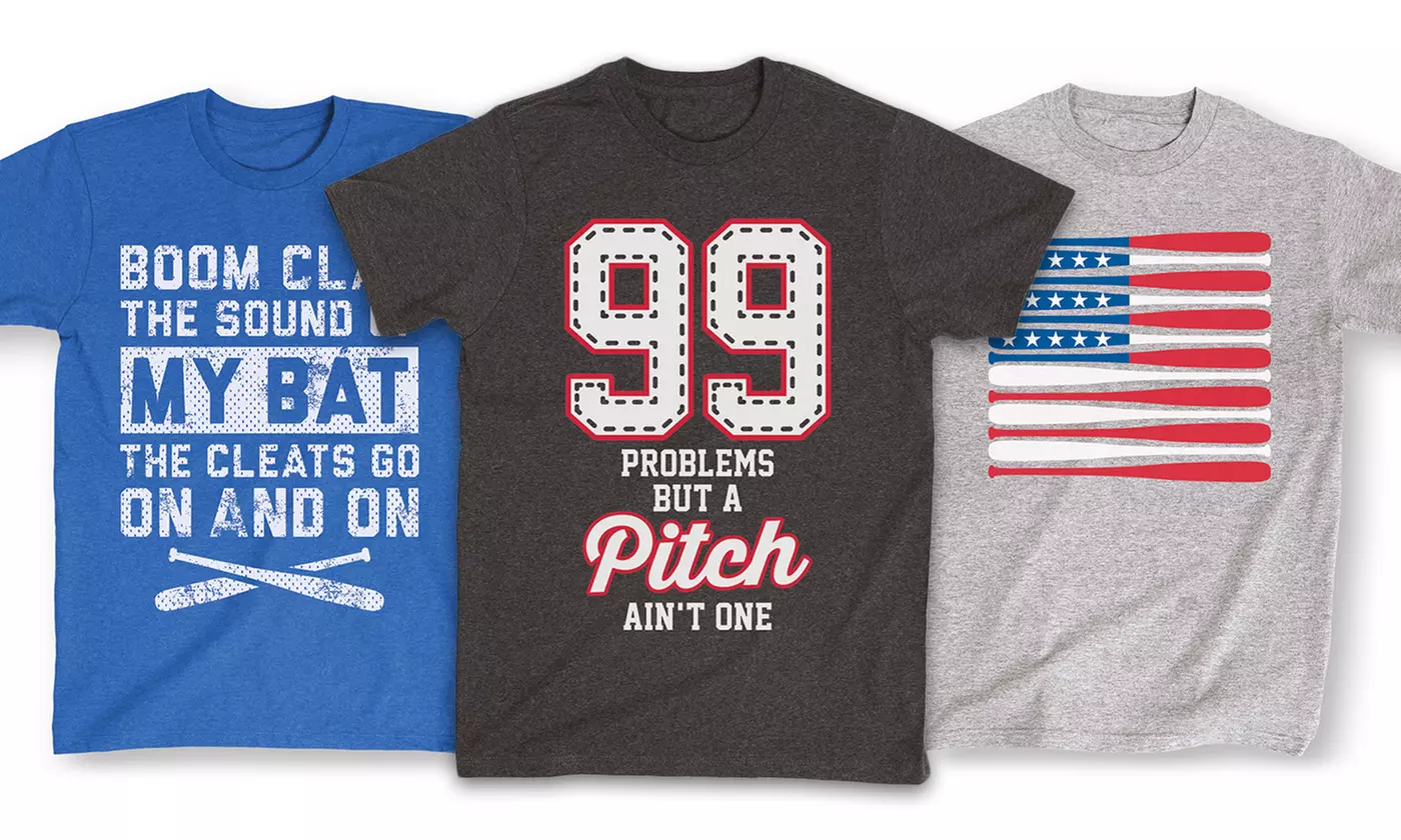 Men's Baseball Tees - Primary Image