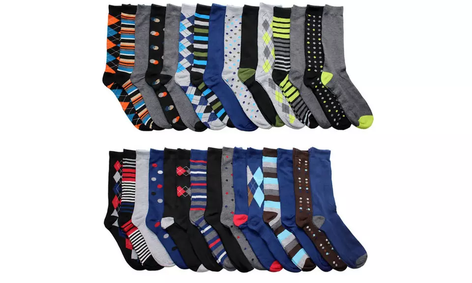 John Weitz Men's Dress Socks (30-Pair-Pack) - Primary Image