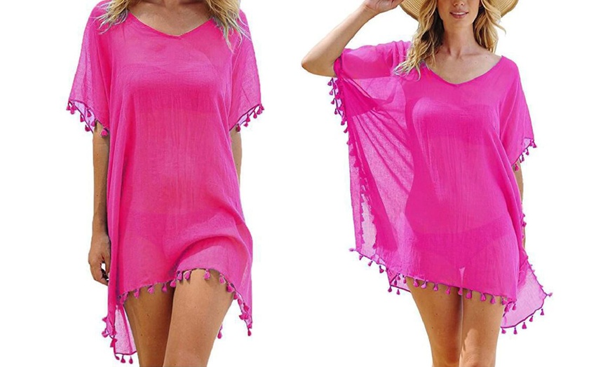 Image 5: Women's Beach Kaftan Cover Up