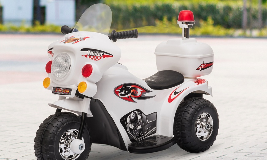 Image 2: HOMCOM Toddler's Ride-On Police Bike