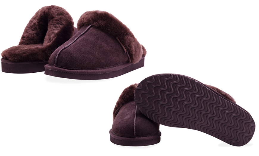 Image 5: Women's Sheepskin-Lined Slippers