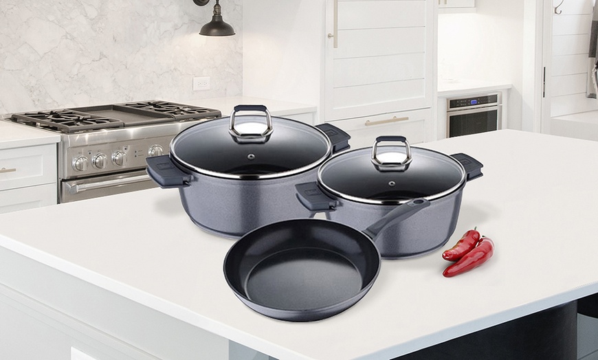 Image 1: Bergner Five-Piece Cookware Set