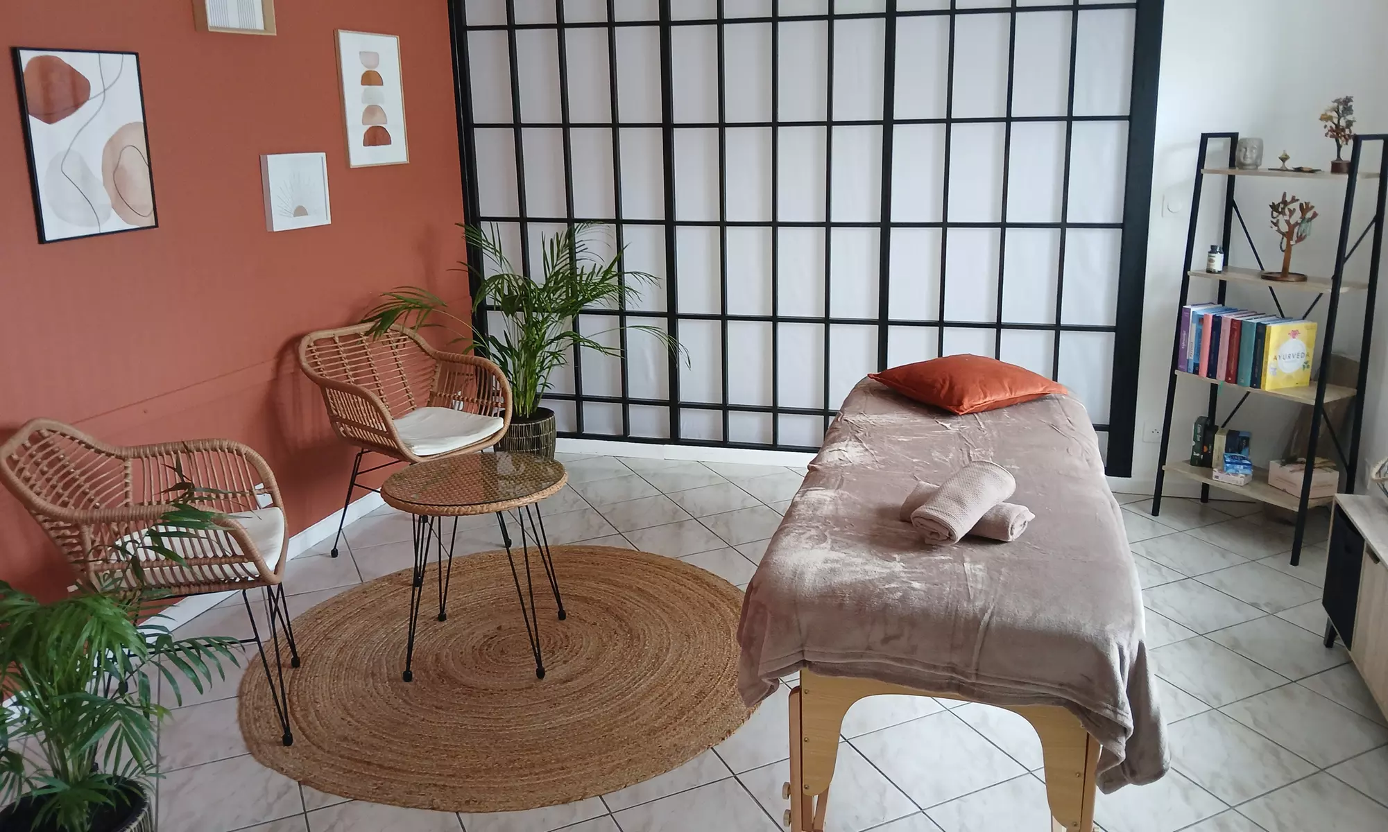 Séance de réflexologie avec Merlin Angelique