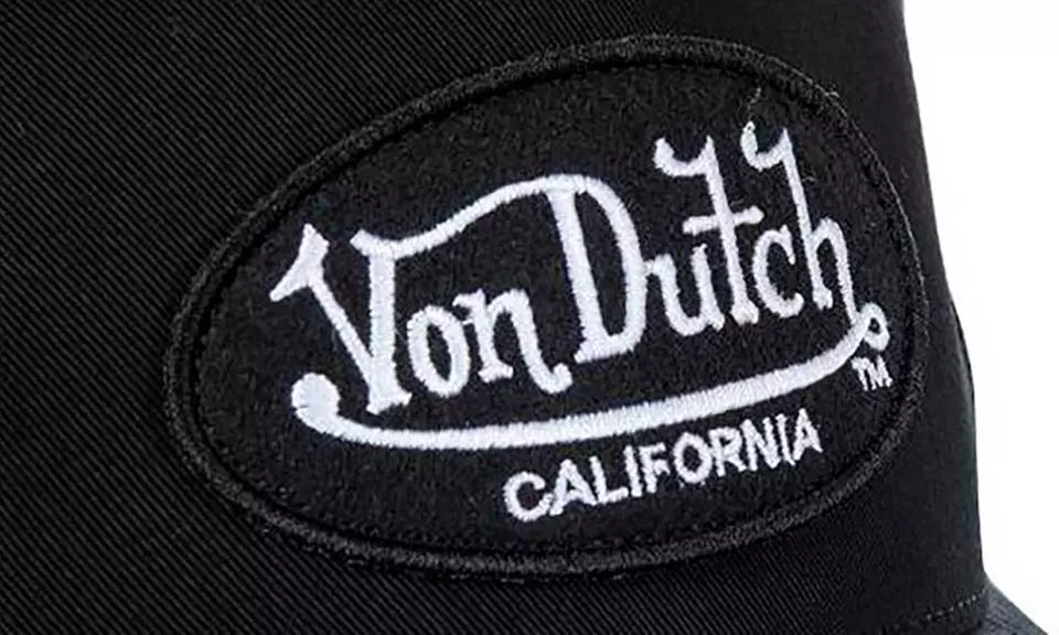 Von Dutch Herren-Basecap in Schwarz-Weiß in Einheitsgröße - Second Medium