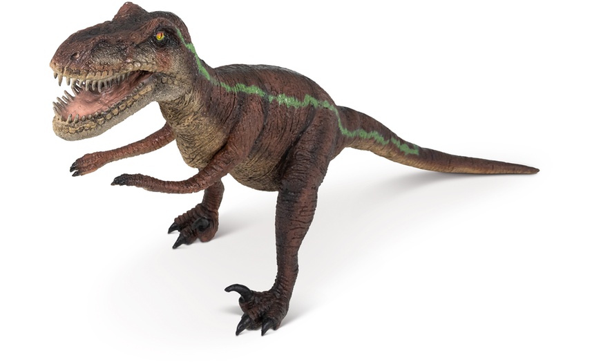 Image 1: HGL Extra Large Velociraptor Dinosaur Model