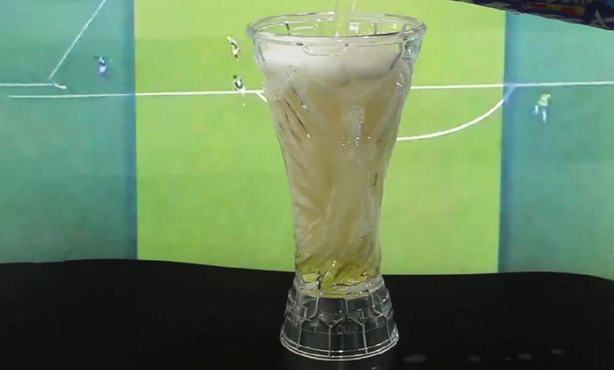 Image 3: One, Two or Four Qatar World Cup Beer Glasses 420ml