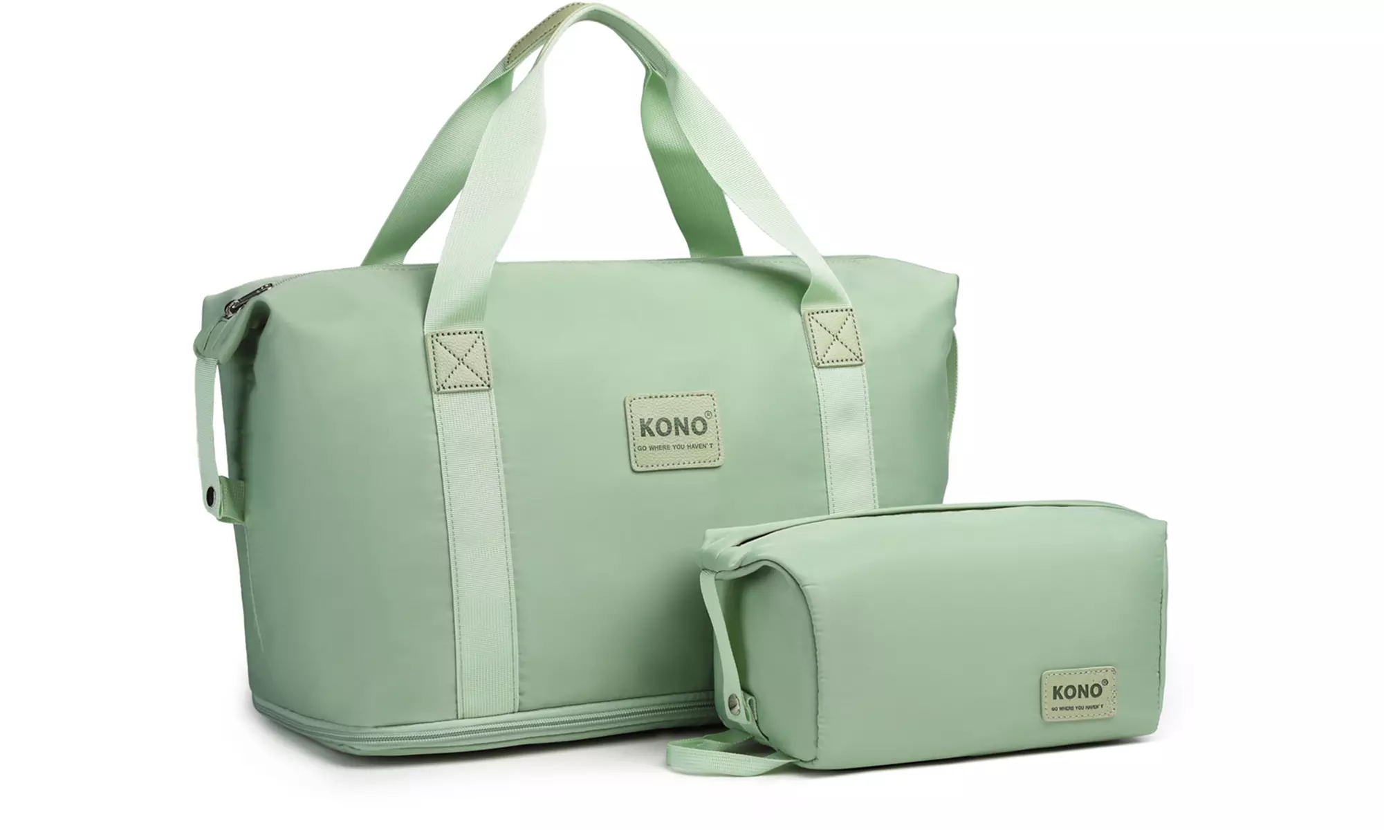 KONO Wasserfeste Reisetasche & Kulturbeutel