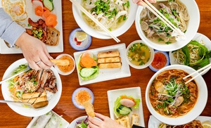 Vietnamese Meal with Drinks for 2