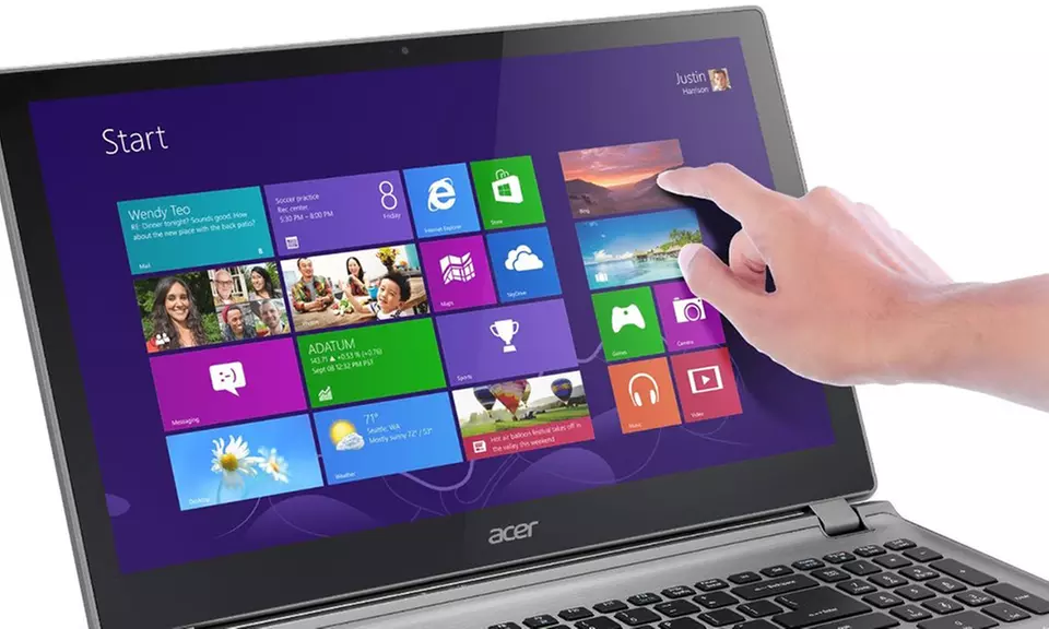 Acer Aspire V5 15.6" Touchscreen Laptop with Intel Core i5 Processor, 6GB RAM, and 1TB HDD (Manufacturer Refurbished) - Primary Image