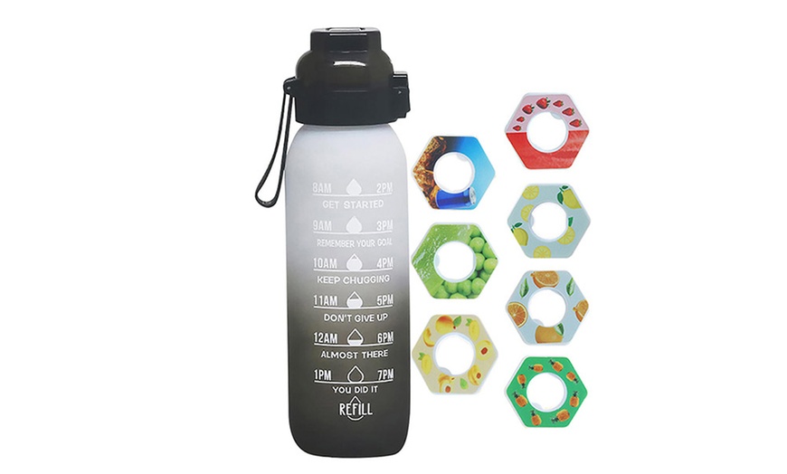 Image 6: 700ml or 1L Water Bottles with Seven Fruit Fragrance Rings