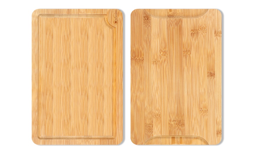 Image 2: Set of Three Bamboo Chopping Boards