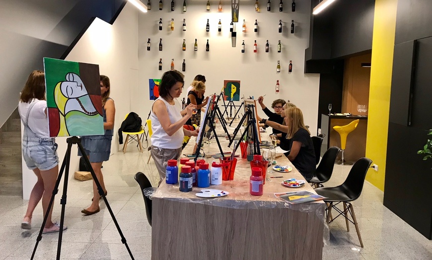 Image 2: Wine & Paint Party