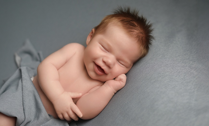 Image 10: Treasure Tiny Details: Newborn Studio Photoshoot with Prints