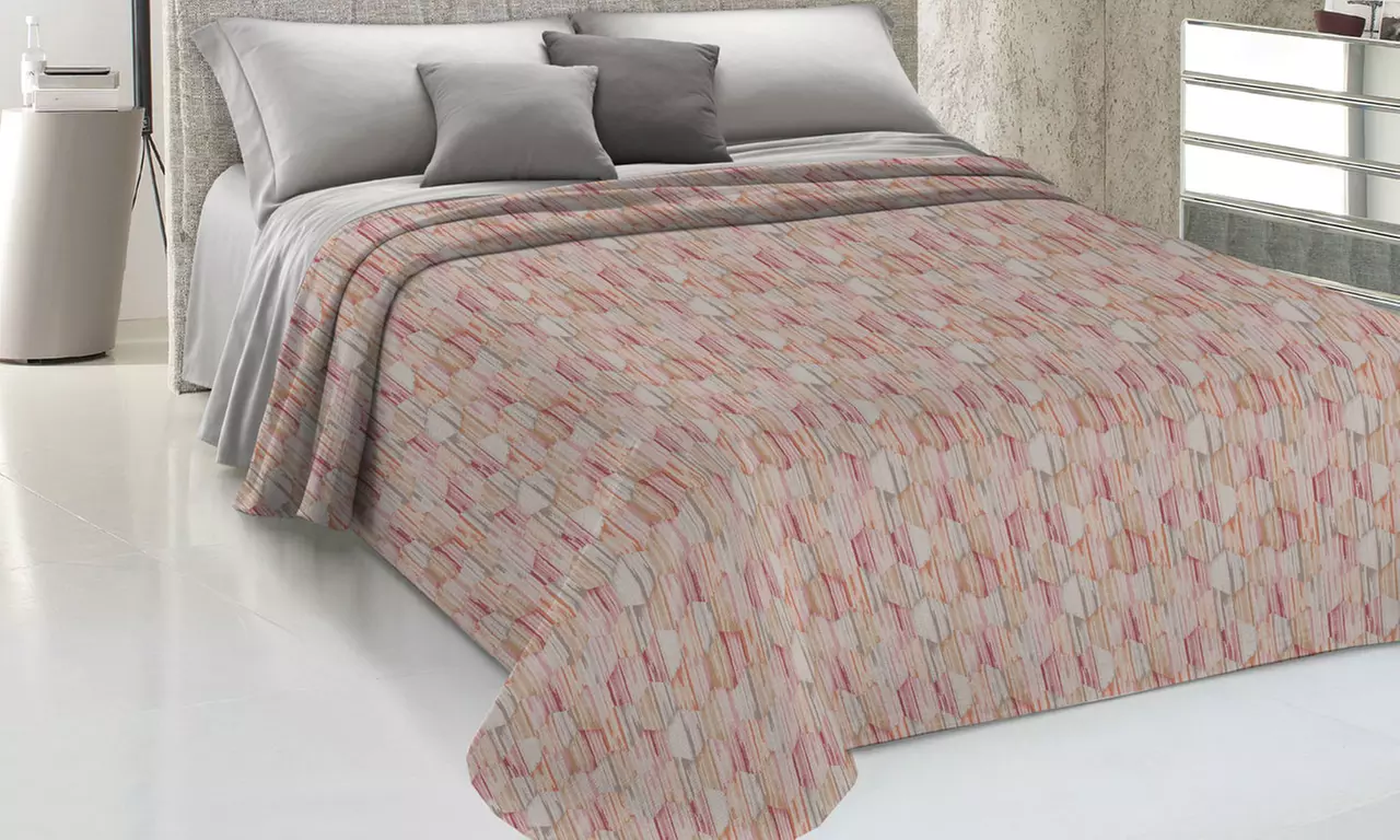 Copriletto in tessuto piquet Co. Ingros. Tex.