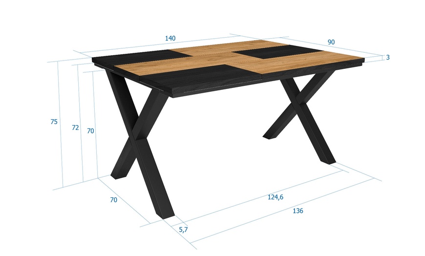 Image 9: Table en bois style rustique