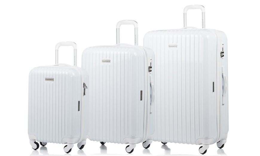 Image 52: 3 Polycarbonate Suitcases