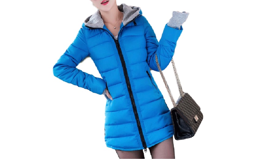 Image 4: Women's Long Padded Coat