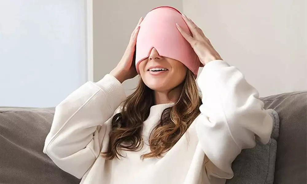 Bonnet en gel contre les maux de tête