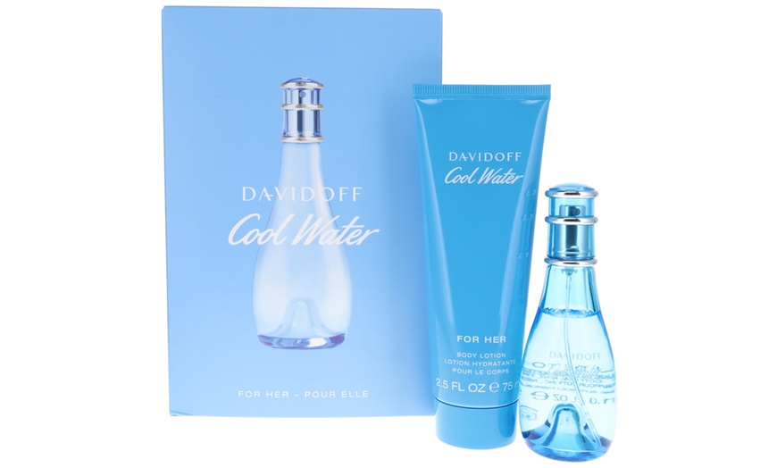 Image 1: Davidoff Cool Water Ladies Gift Set 30ml EDT and 75ml Body Lotion