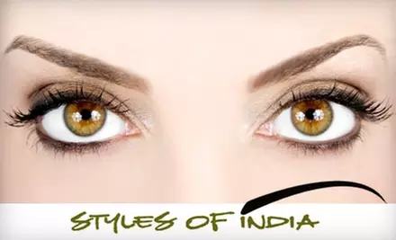 $7 for $16 Worth of Threading Services at Styles of India - Primary Image