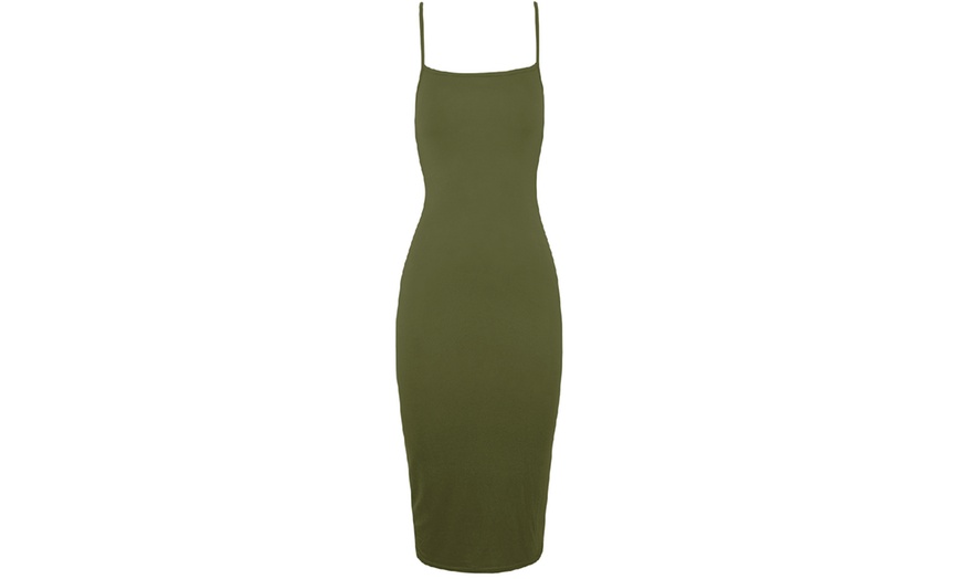 Image 5: Sleeveless Strappy Bodycon Dress