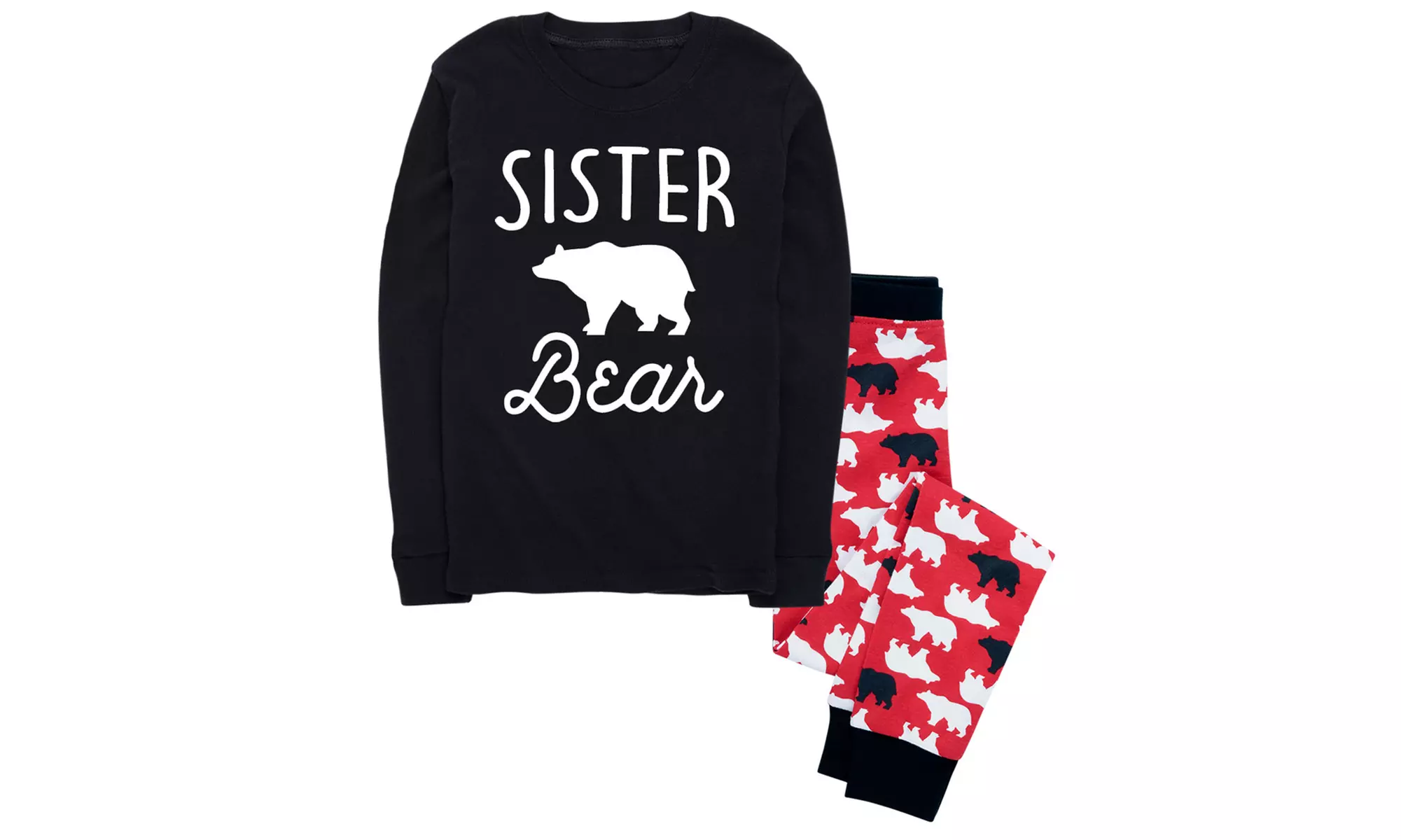Brother Bear and Sister Bear Children Pajama Sets in Bear Prints (Size 2T) - Primary Image