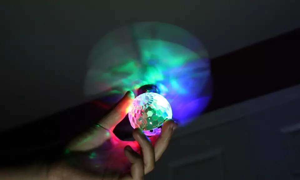 Whirly Super Bright Gravity Defying LED Galaxy Ball - Primary Image