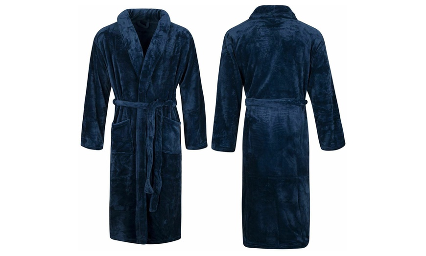 Image 7: Soft Unisex Dressing Gown