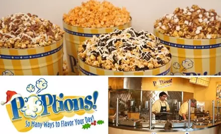 $15 for $30 Worth of Gourmet Popcorn at POPtions! - Primary Image