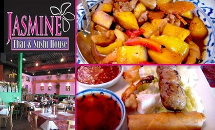 $10 for $20 Worth of Thai Cuisine and Drinks at Jasmine Thai & Sushi House - Primary Image