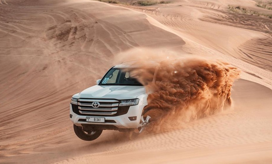 Image 6: Abu Dhabi Desert Safari w/ Central/Home or Hotel Pickup, Dinner & More