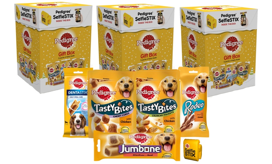 Image 1: 3 Boxes of Pedigree Dog Treats