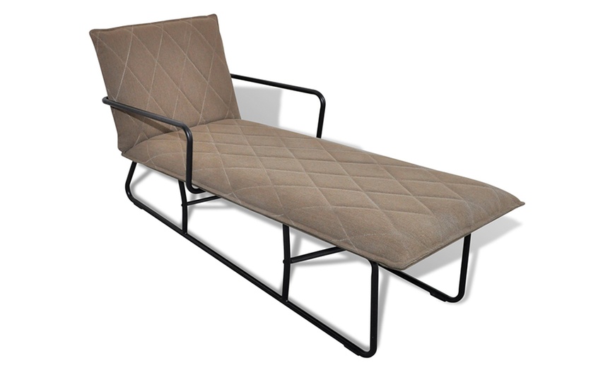 Image 4: Chaise longue avec accoudoir