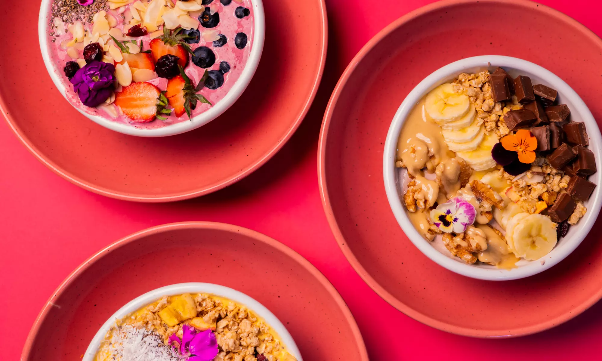 Menú de brunch para 2 o 4 con platos dulces y salados y bebidas